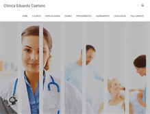 Tablet Screenshot of clinicacec.com.br
